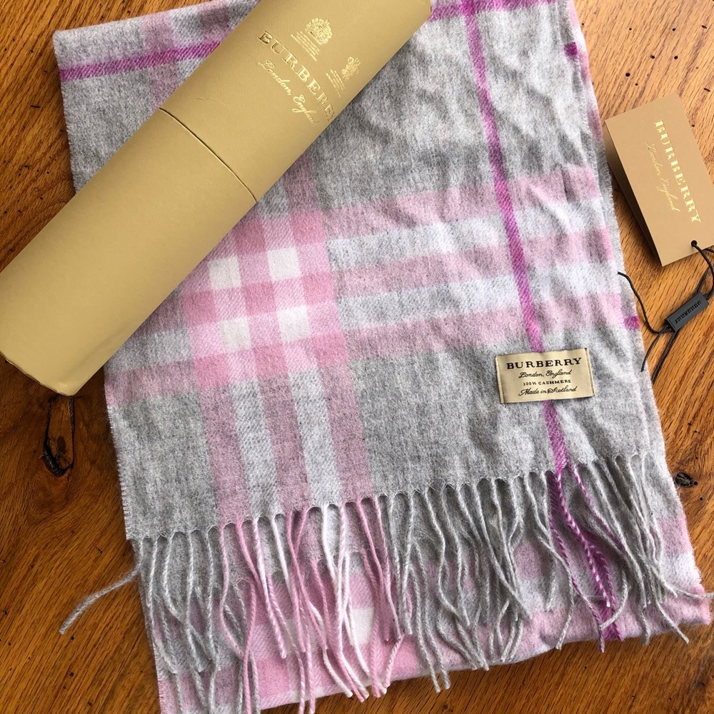 Authentic Burberry cashmere scarf